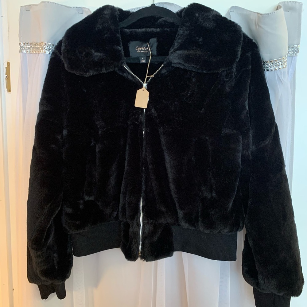 Sweet Rain faux fur jacket